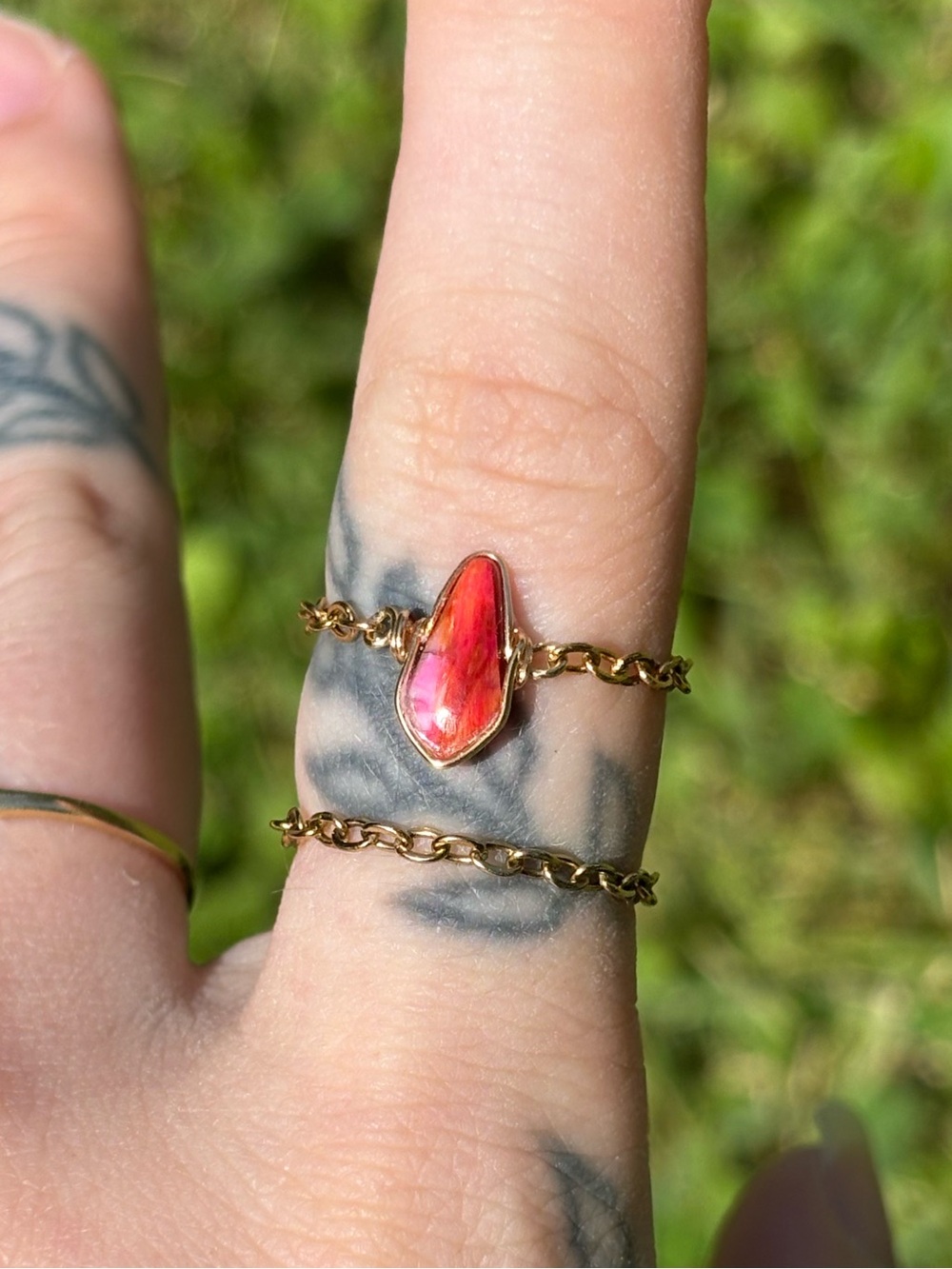 Spiney oyster chain ring